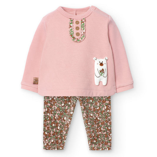 Conjunto Pana Boboli Forest Tales Rosa