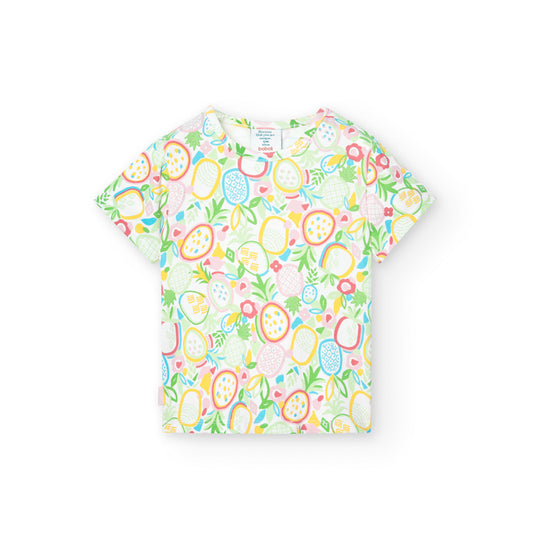 Camiseta Boboli Estampado Picnic