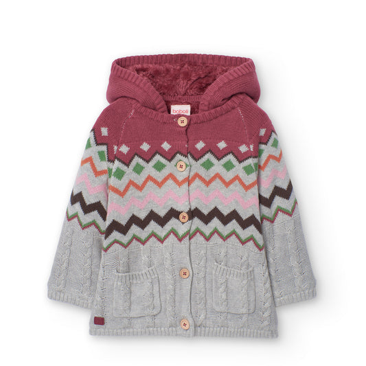 Cardigan Abrigado Boboli Naturaleza Boho