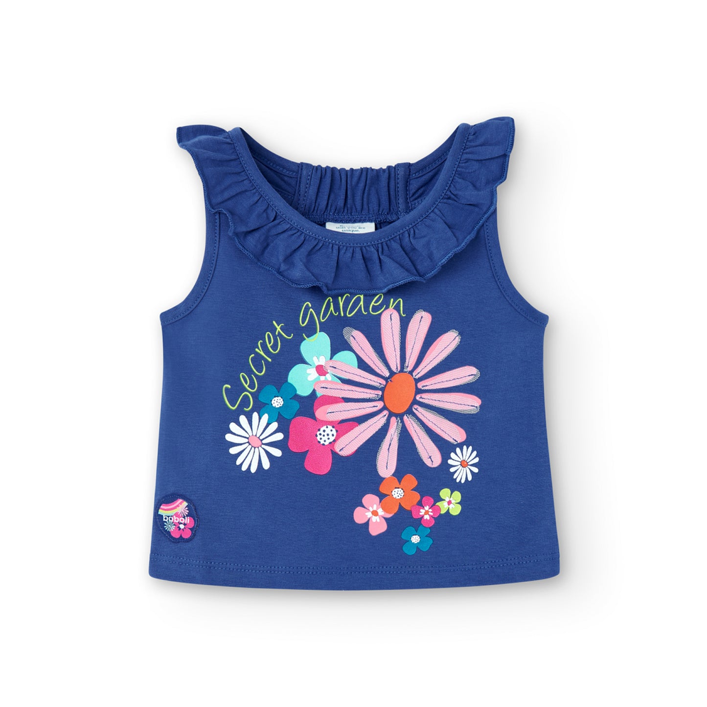 Camiseta MC Boboli Flores Pop Purpura