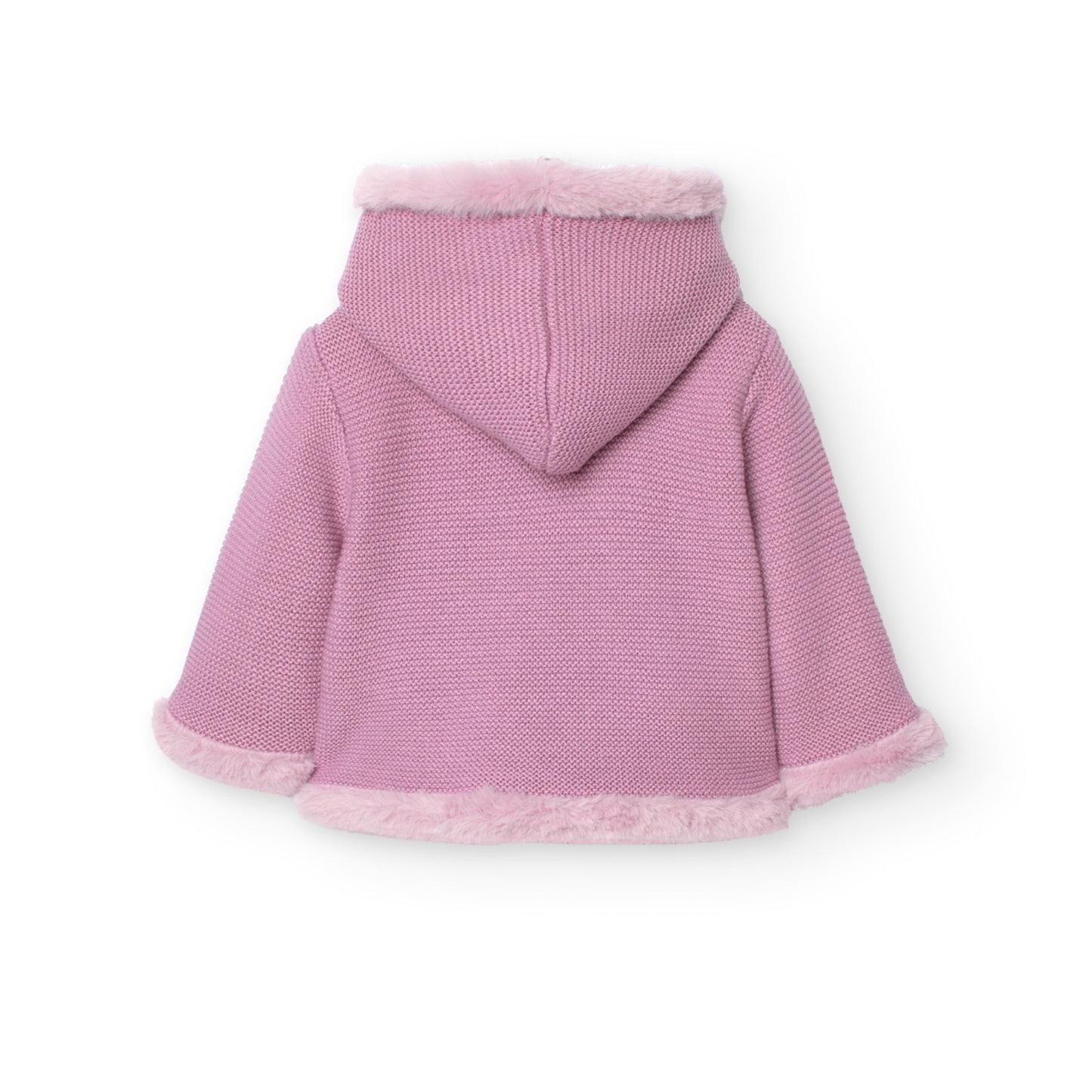 Sweater Reversible Boboli Dulce Invierno Rosa