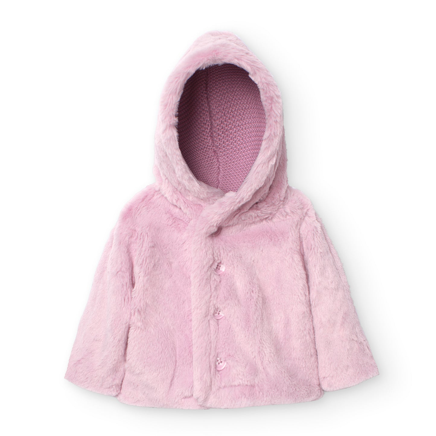 Sweater Reversible Boboli Dulce Invierno Rosa