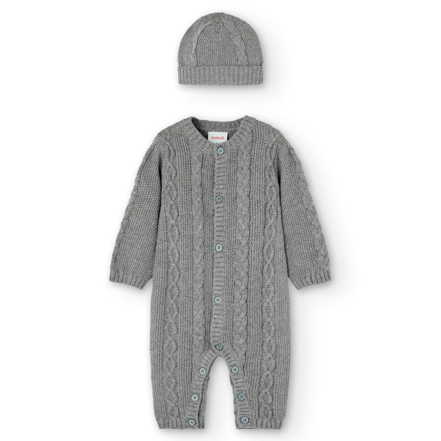 Jumper Trenzado Boboli Gris Oscuro