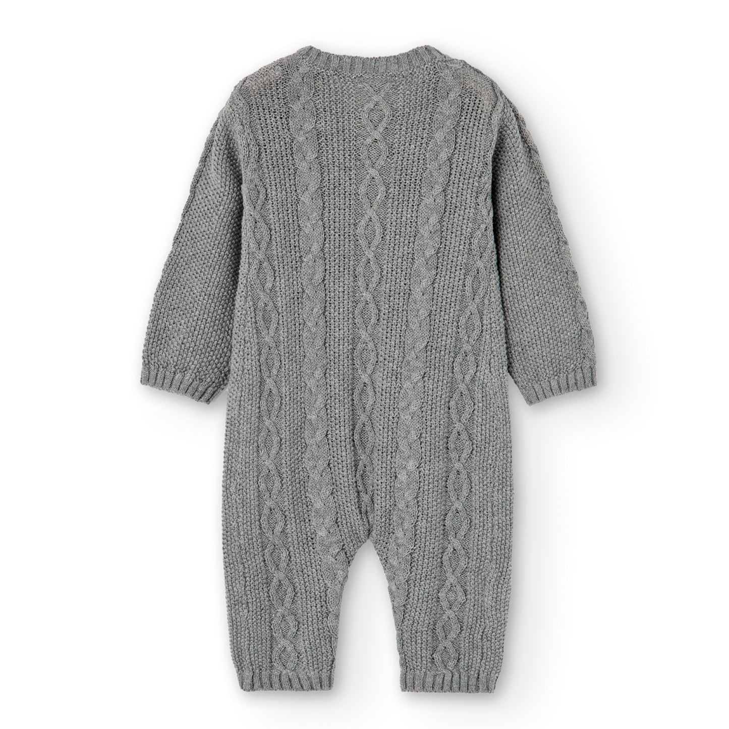 Jumper Trenzado Boboli Gris Oscuro