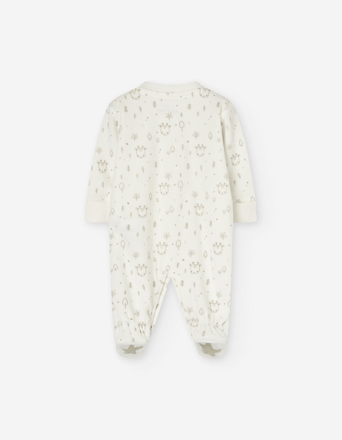 Pijama Terciopelo Losan Renos Ivory