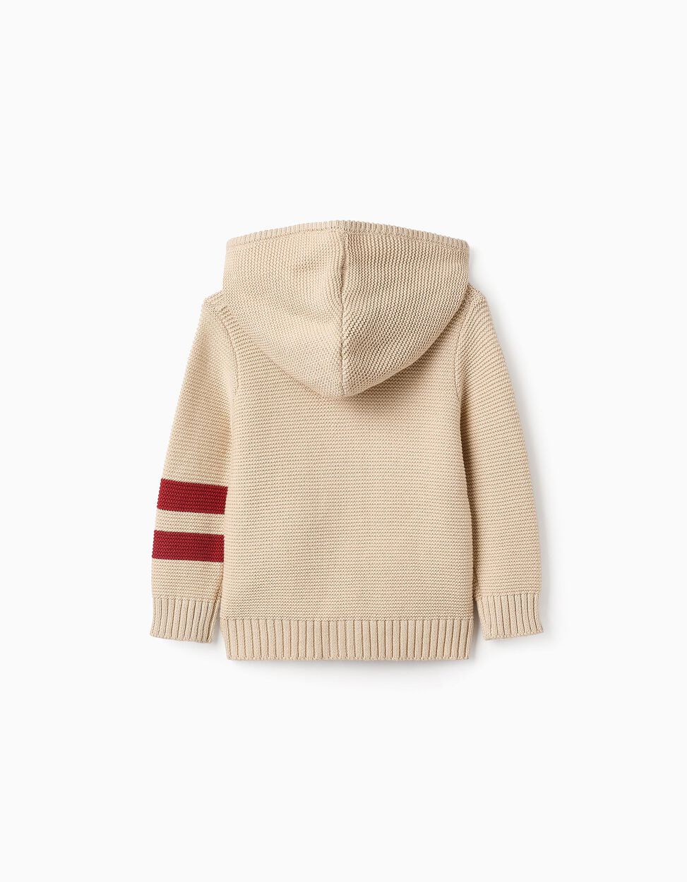 Hoodie con cremallera Zippy Beige